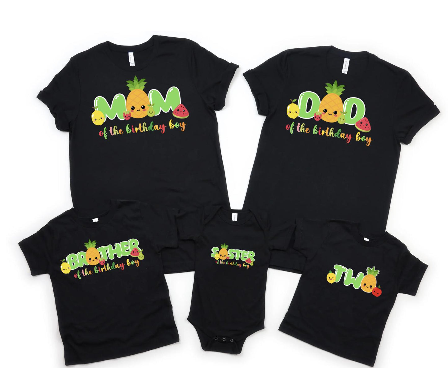 Matching Family Birthday Shirts, Personalized Birthday Crew Shirts by Bee Cute Baby