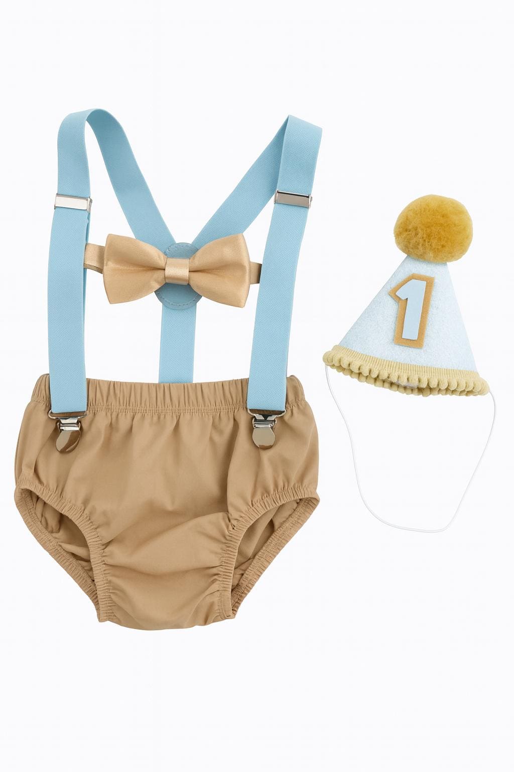 Personalized Cake Smash Outfit, First Birthday Outfit, Birthday Photo Set by Bee Cute Baby