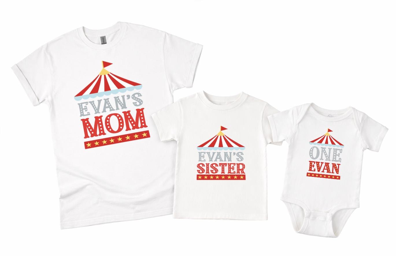 Matching Family Birthday Shirts, Personalized Birthday Crew Shirts by Bee Cute Baby