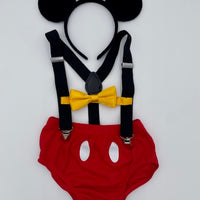 Mickey ears Cake Smash Outfit