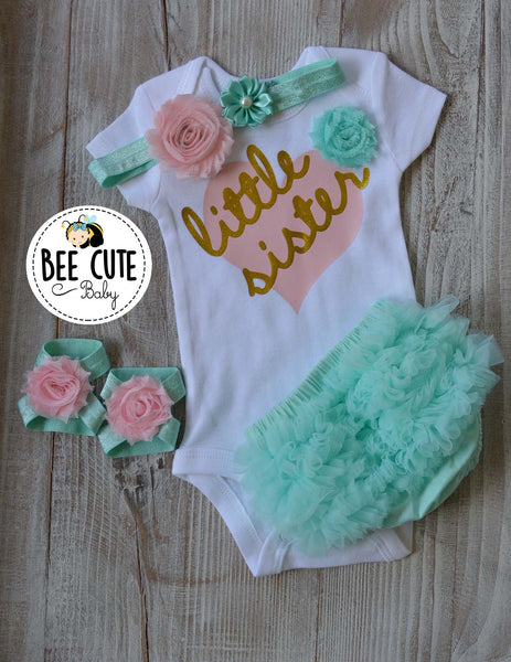 Little Sister Baby outfit - beecutebaby