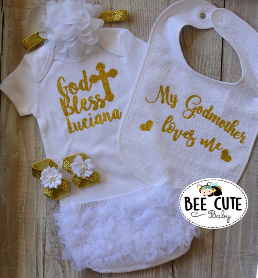 Personalized Baptism Outfit After Party. - beecutebaby